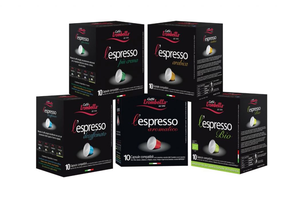 Caffè Trombetta: nuova linea di produzione e impianti eco sostenibili per  capsule compatibili L'Espresso - cibObic